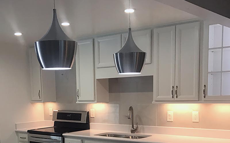 Upgraded Kitchen Lighting